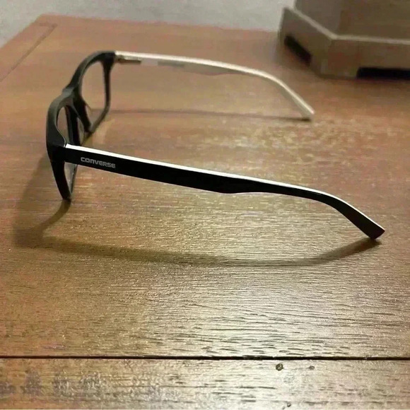 Converse K304 kids eyeglass frames black and white size 47 18 130 - Picture 4 of 11
